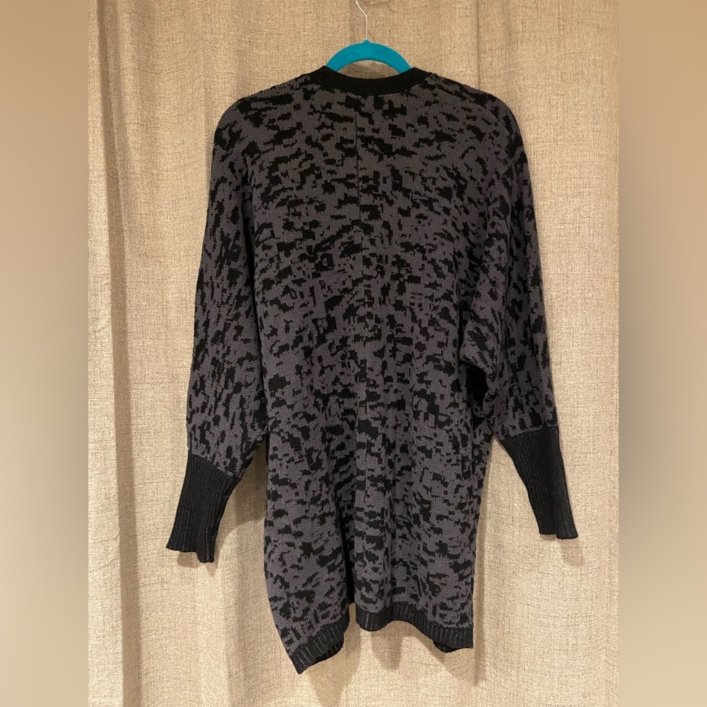 Express Leopard Print Cardigan, - Picture 3 of 7